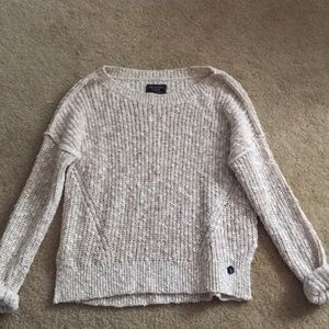 Abercrombie cream sweater